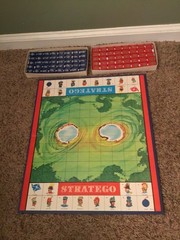 Vintage 1961 Milton Bradley Stratego Board Game Complete