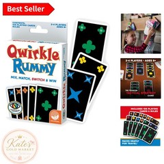 Qwirkle Rummy: Classic Card Game for Skill-Building Fun with 108 Colorful Cards!