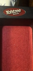 Yahtzee Deluxe Travel Edition 2003 Game Folio w/ Black Nylon Zip Case