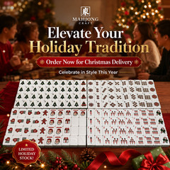 160 Christmas-themed American Mahjong set 4-layer acrylic American Mahjong tiles