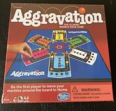 Original Aggravation Marble Race Board Game w/Original Artwork – NEW