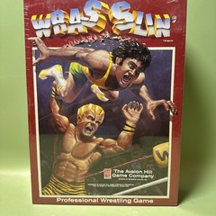 Avalon Hill Wrasslin Professional Wrestling Board Game New Sealed Box Strategy