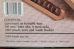 1989 Milton Bradley 4034 Scrabble Deluxe Edition Board Game EUC COMPLETE