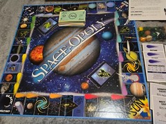 Spaceopoly Property Trading Board Game by Late For The Sky 100% COMPLETE
