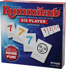 Rummikub Six Player Edition – the Classic Rummy Tile Game – More Tiles and More