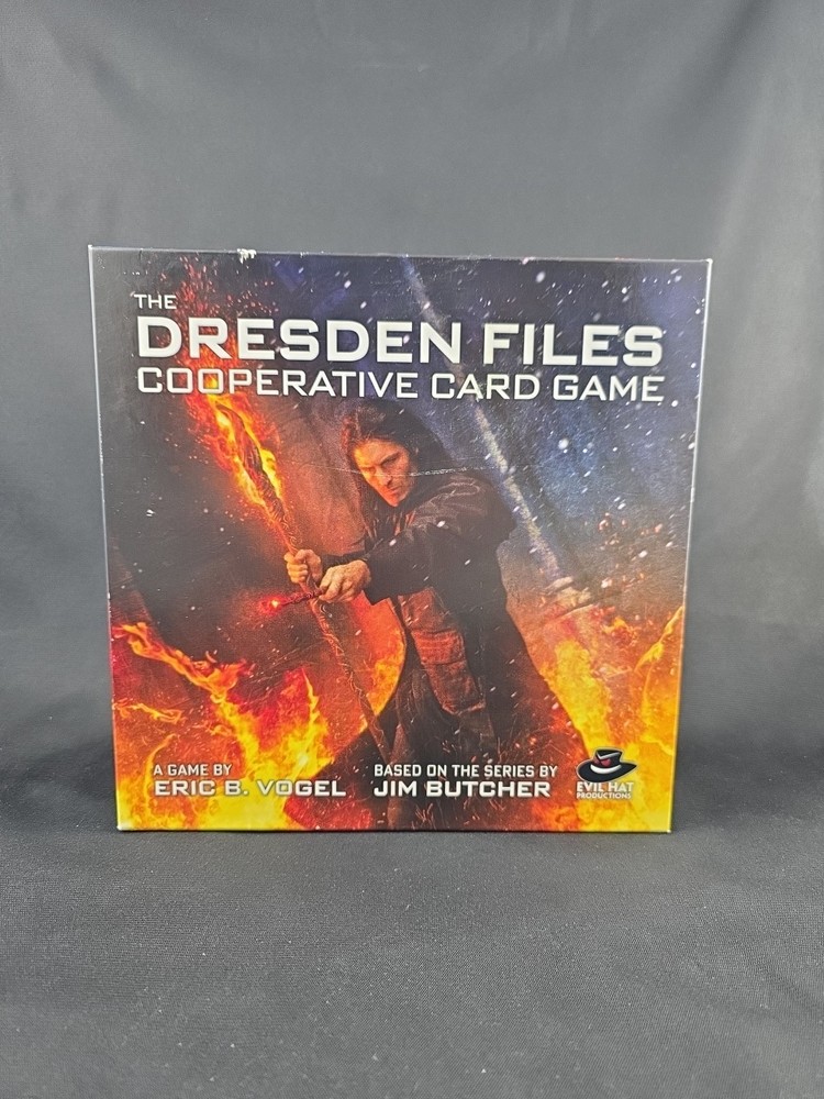 Dresden Files Cooperative Card Game + Expansions 1 & 3 Complete Great Condition