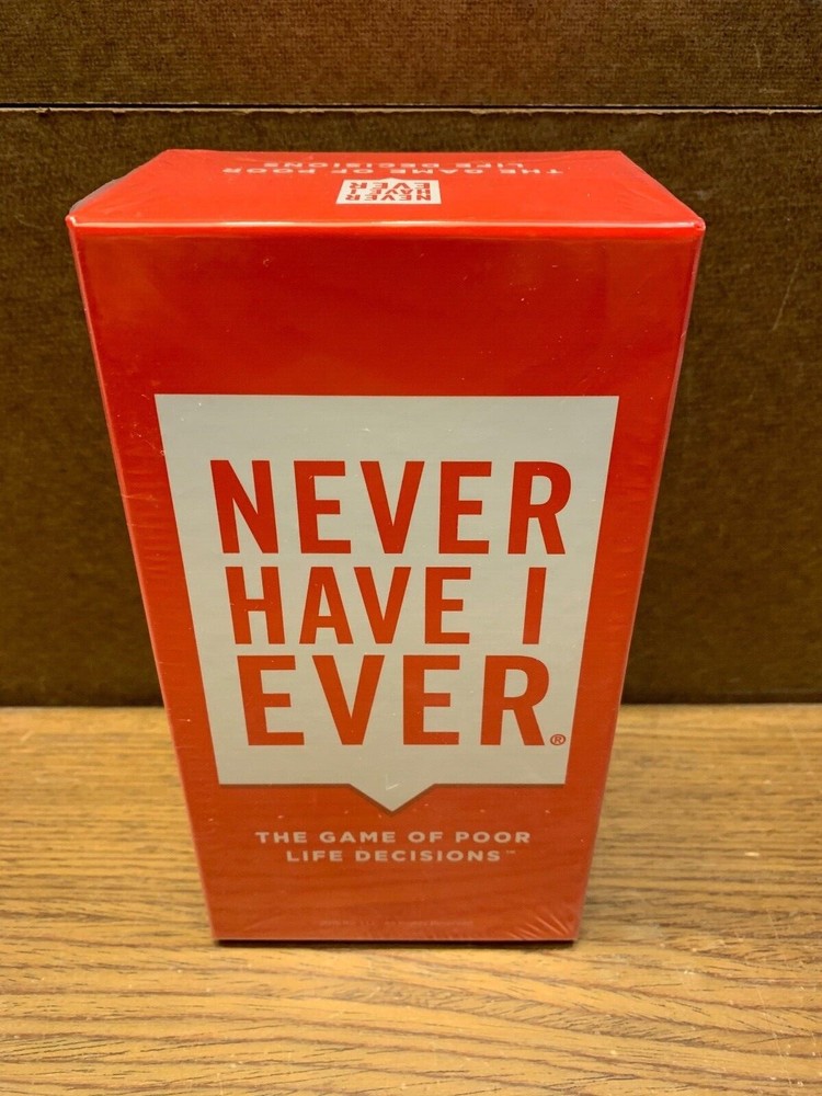NEVER HAVE I EVER The Game of Poor Life Decisions – New – sealed