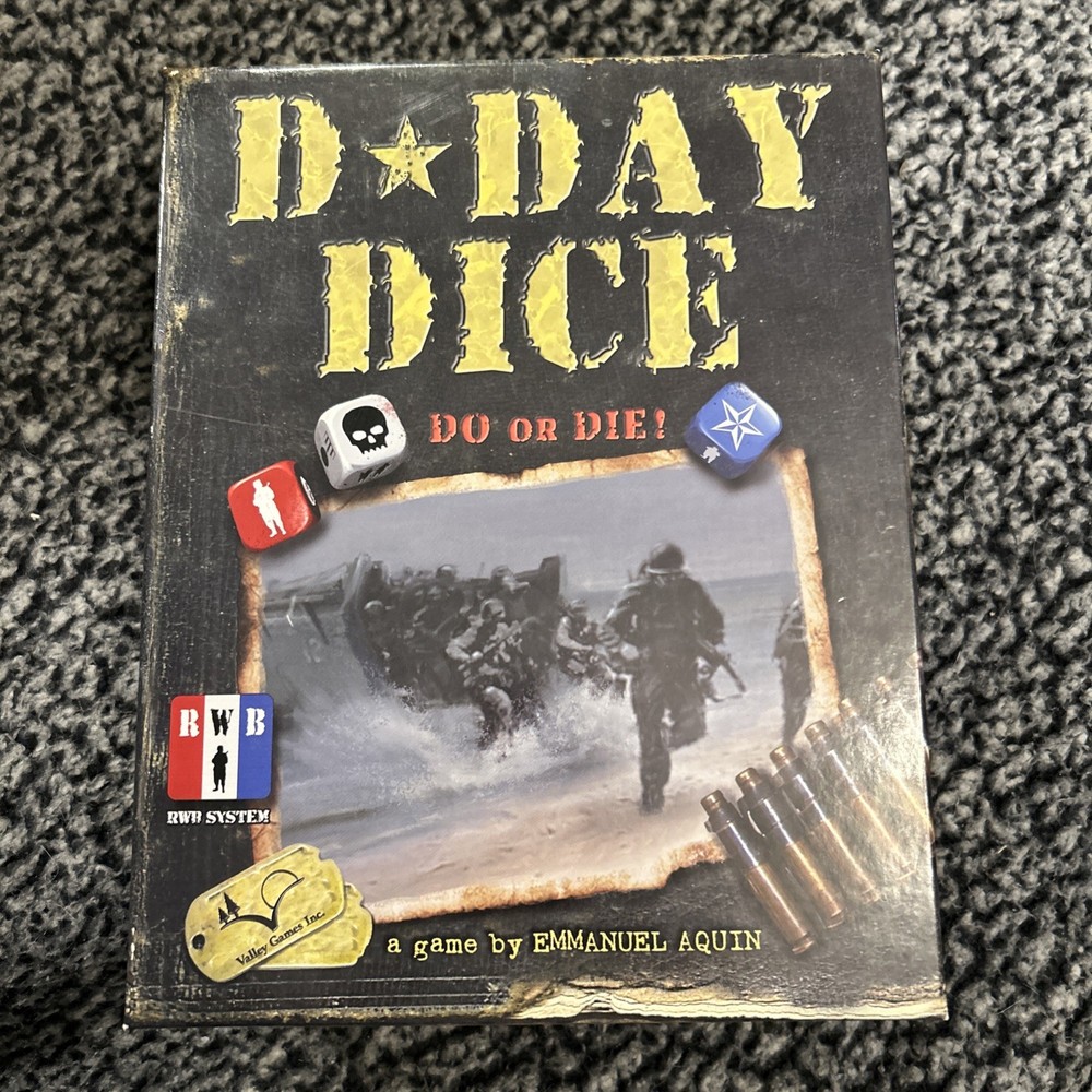 D-Day Dice: Do or Die Board Game: From a Game Collector’s Estate: Unpunched