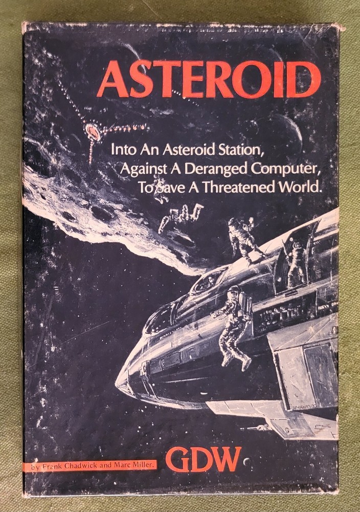 Asteroid, Series 120 Games vintage science fiction boardgame GDW 1980 unpunched