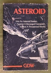 Asteroid, Series 120 Games vintage science fiction boardgame GDW 1980 unpunched
