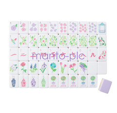 American Mahjong Game Set Light purple 160 Lavender Layered 284)