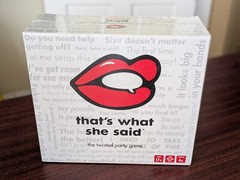 That’s What She Said The Party Game of Twisted Innuendos New Sealed