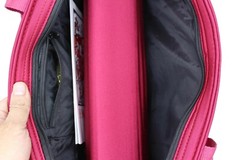 American Mahjong 166 Tiles Burgundy Bag 4 Color Pushers/Racks Western Mahjongg