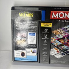 Monopoly Disney Villains Collector’s Edition Board Game 2010 Complete