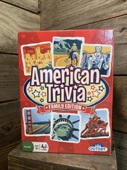 American Trivia Card Game Family Edition American Trivia Family Edition Game New