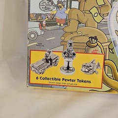 Simpsons Monopoly Board Game 2001 USAopoly Parker Brothers Incomplete 3 Pieces