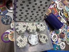 Huge Lot – 1990s Vintage 150+ Pogs and Slammers Milk Caps w/ Tubes