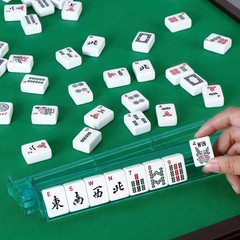 NEW American Mah Jongg Set 166 Tiles Full Size Complete Mahjong Set Red Bag