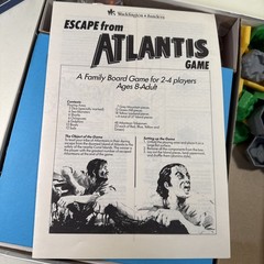 Escape From Atlantis Waddington French-Canadian 1987 Edition