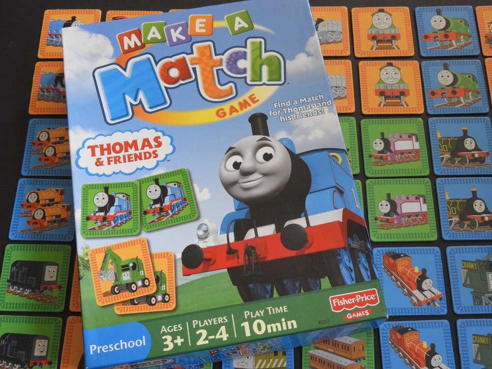 Fisher Price Thomas & Friends Make A Match Matching Game Complete Preschool