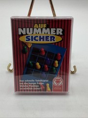 Vintage NOS Factory Sealed GERMAN Auf Nummer Sicher Strategy Game *RARE*