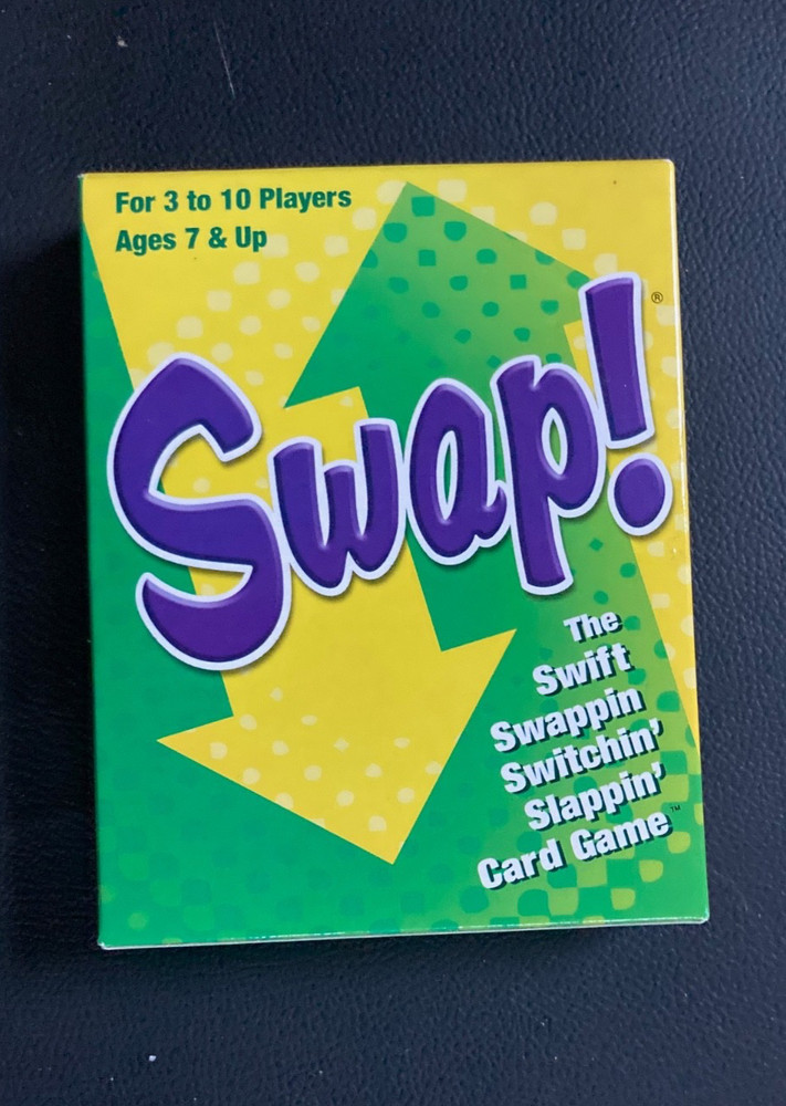 Swap! Card Game – 7 years & Up – 3-10 players