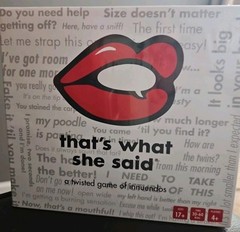 That’s What She Said – A Twisted Game of Innuendos Party Game Complete Brand New