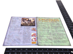 2004 The Lord of the Rings Return King Board Game Instruction Manual Only