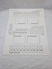 (5) They Met At Gettysburg Spearhead Games Board Game Reference Charts
