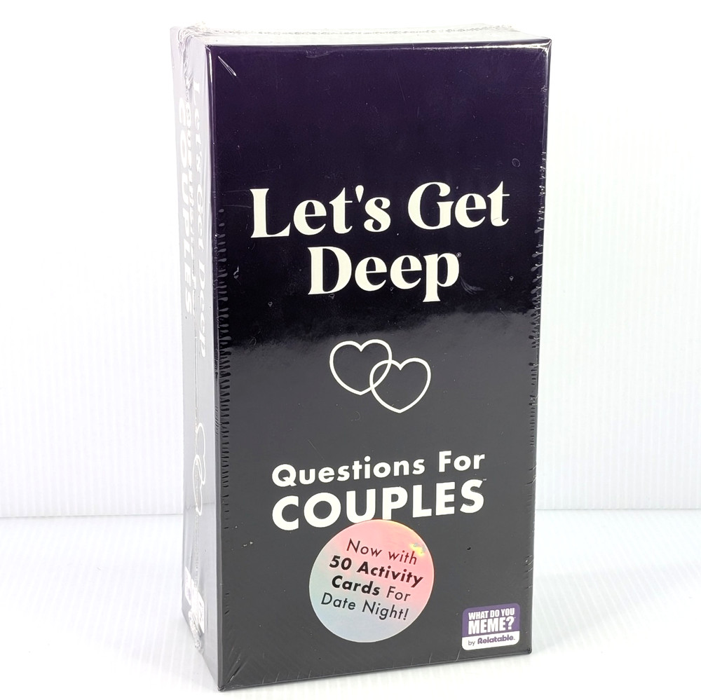 Let’s Get Deep Questions for Couples Adult Party Game by What Do You Meme? NEW