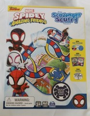 Marvel Spidey and his Amazing Friends Scavenger Scurry Spin Game 4 years and up