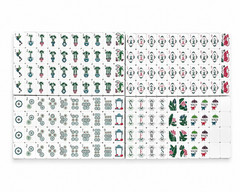 160-Piece Mahjong Set USA Standard Tiles – Full Family Game Pack