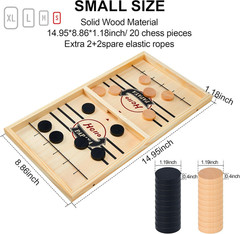 Fast Sling Puck Game – Test Your Speed and Accuracy with This Fast-Paced Wooden