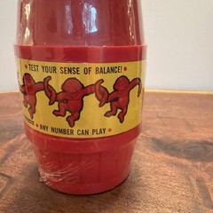 Vtg 1970 Lakeside Games Barrel of Monkeys #8312 Red Leisure Dynamics Sealed NOS