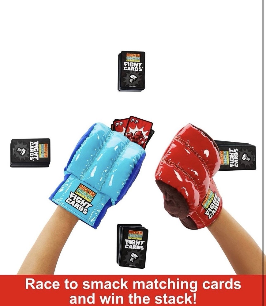 Rock ‘Em Sock ‘Em Robots Card Game – Fun Team Party Game for Kids Adults