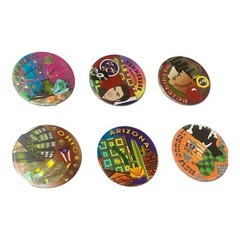 Pog Lot: US States Geography United States 40 Total: MT. Rushmore, Elvis, Texas