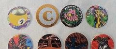1990s Lot of 12 Misc. Pogs Slammer Whammers Milk Caps Lot #26