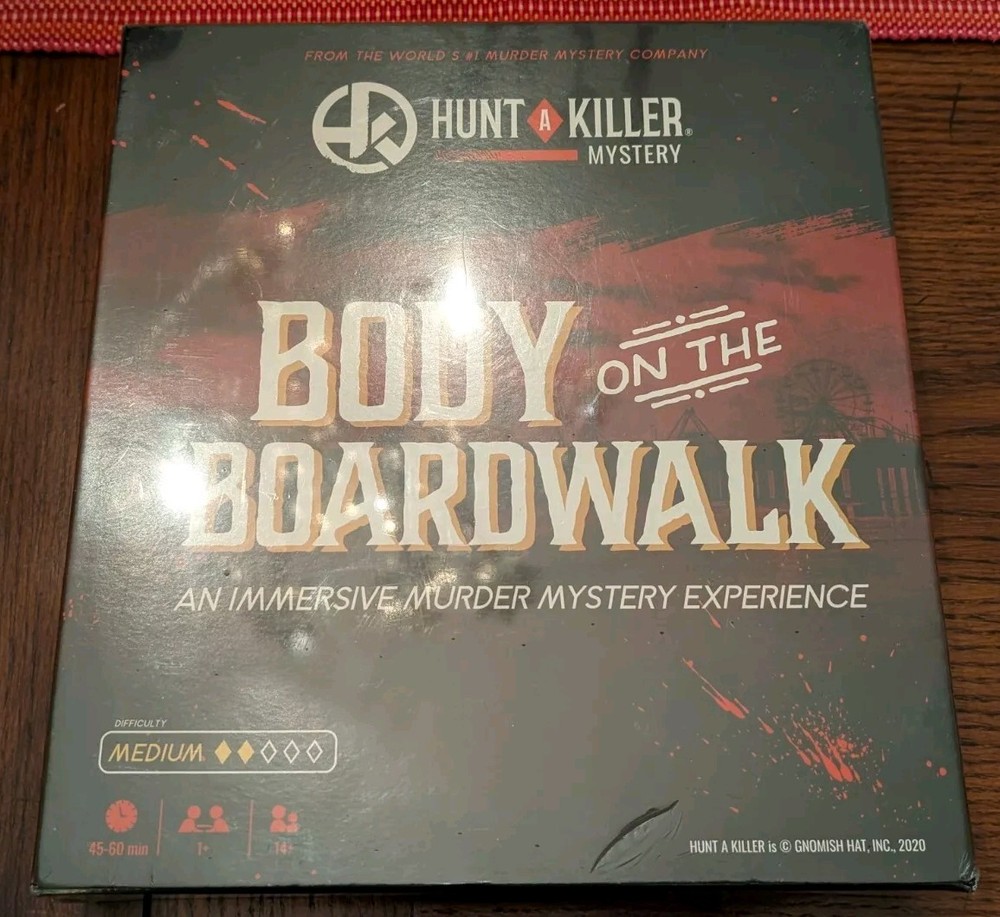 Hunt A Killer Body On The Boardwalk Immersive Murder Mystery Game