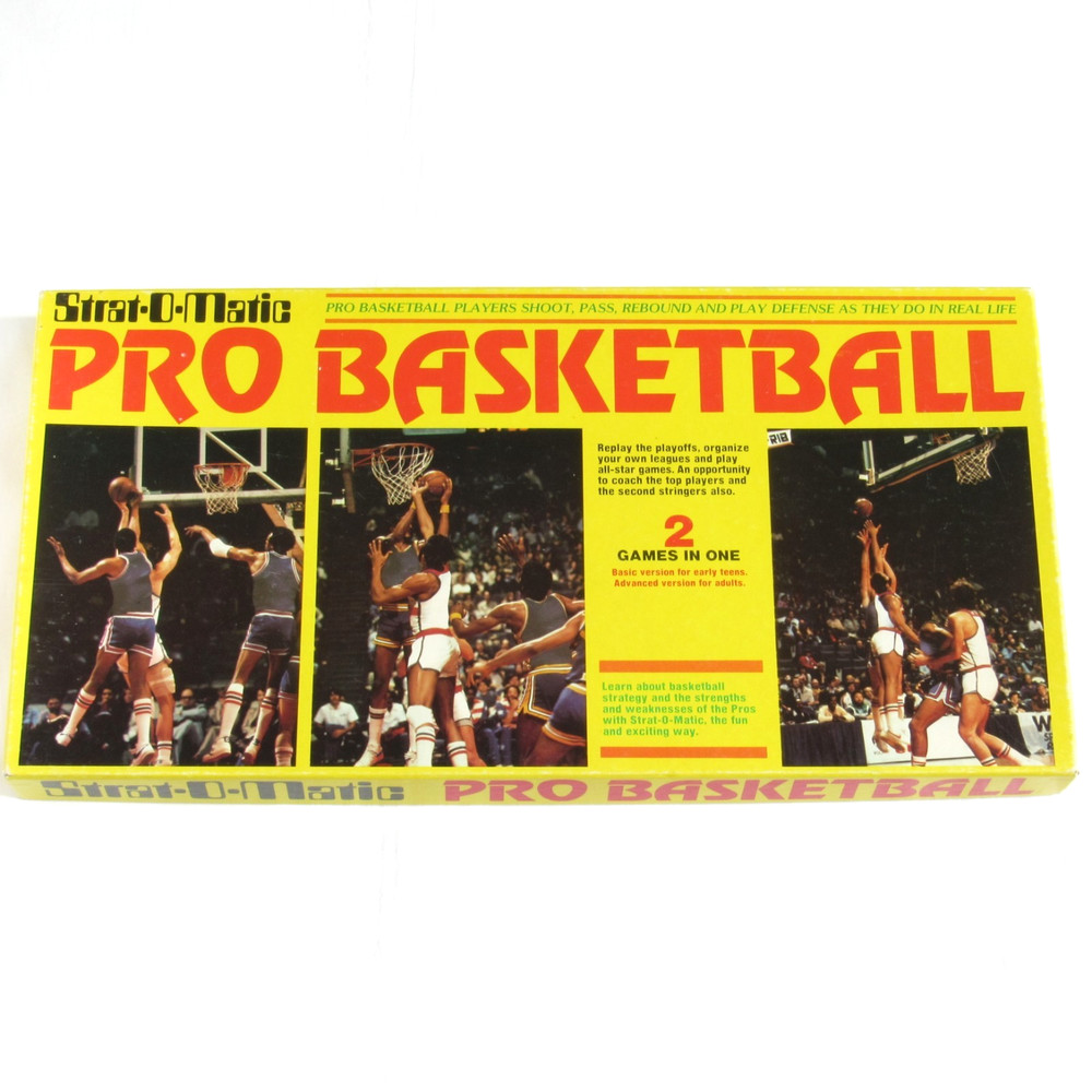 Strat O Matic NBA Pro Basketball 1999-00 Board Game 29 Teams No Manual 1981
