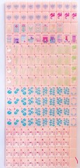 2026 Pink American Mahjong Game Set, 160 Paris Mah Jong Tiles ,