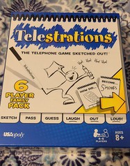 “Telestrations” The Telephone Game Sketched Out! 6 Player Family Pack For Over 8