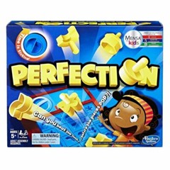 Hasbro Gaming Perfection Game for Preschoolers and Kids Ages 5 and Up, Popping