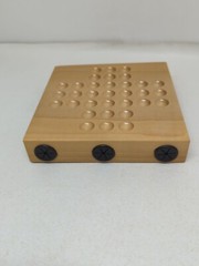 Travel Game Fox & Geese Solid Wood Game Board Colonial Williamsburg Channel Crft