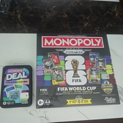 2026 Prizm Soccer Monopoly FIFA World Cup Game Board NEW SEALED Football Mundial