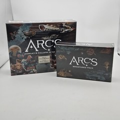 NEW Leder Games ARCS Conflict & collapse Kickstarter 1st Board Game + Minis Pack