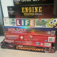 Board Game Lot-Mixed Titles- Incomplete/missing Pieces- For Parts Or Restoring