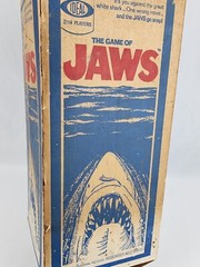 Vintage 1975 Ideal Jaws Shark game EMPTY box only -open from bottom-