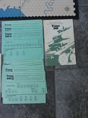 “France 1940” WWII Military Battle Game-Avalon Hill #840-1972-Nearly Complete
