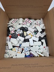 16 LB Domino Lot: Bulk Mixed Dominos Huge Wholesale Game Tile Collection #4