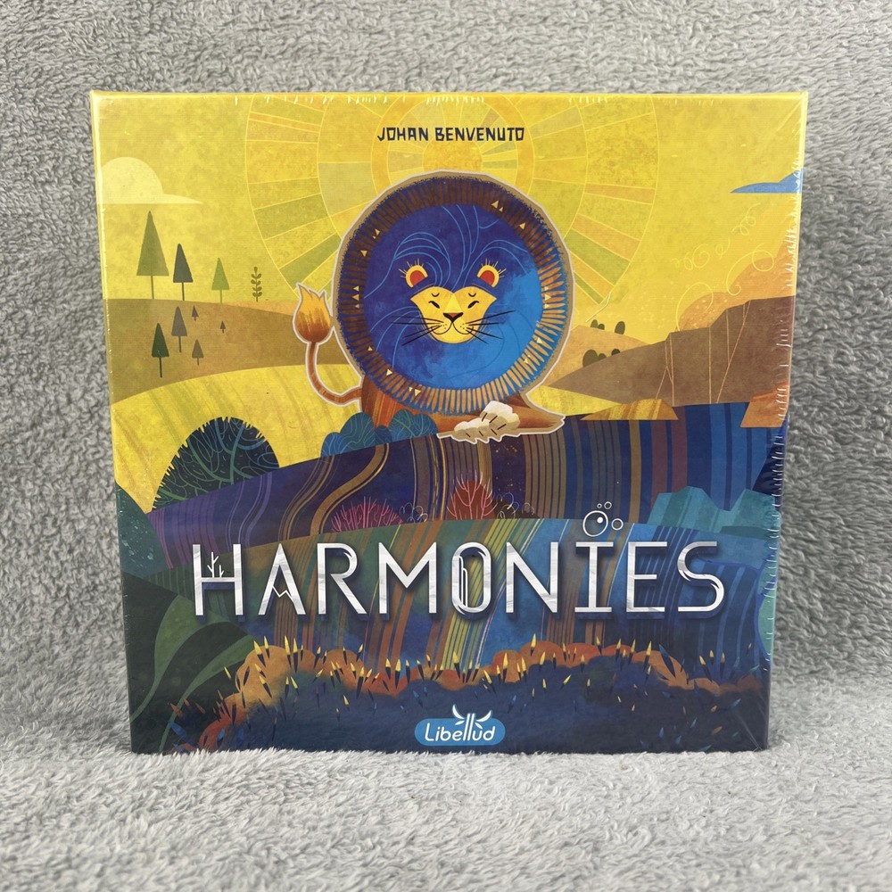 NEW! SEALED! LIBELLUD HARMONIES BOARD GAME TOKENS & ANIMALS AGES 10+, 1-4 PLAYER